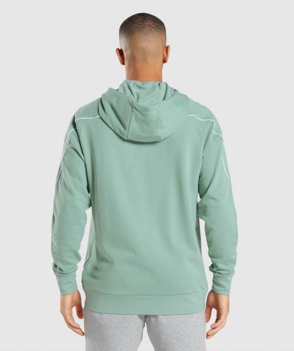 Panske Mikiny S Kapucňou Gymshark Recess Biele Modre | KT1405726
